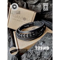Плетеный браслет PHANTOM ACS, 1 шт., черный