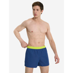 Шорты для плавания Joss Mens 35cm Beachwear Solid Swimming Shorts, размер 50, синий/зеленый