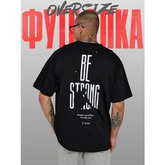Футболка T-RONE menswear OVERSIZE, размер 50, черный 4