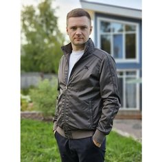 Куртка ТД Коллекция, размер XXL, черный, серый