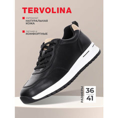 Кроссовки TERVOLINA, полнота 6 (RU)/ на среднюю стопу, размер 40, черный