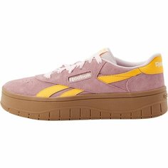 Кеды Reebok Court Advance Surge W, полнота F, размер 7,5 US, розовый/желтый
