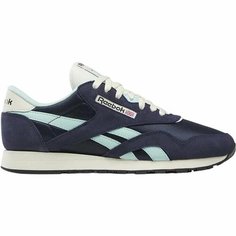Кроссовки Reebok Classic Nylon, полнота F, размер 10 US, бежевый, бирюзовый, синий