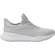 Кроссовки Reebok Cityride W, полнота F, размер 5,5 US, белый, серебряный, серый