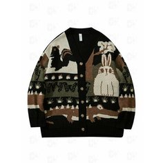 Кардиган CCONCOSS, размер 2XL, , черный