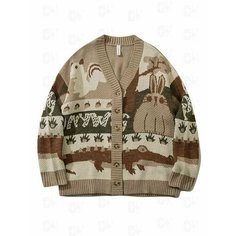 Кардиган CCONCOSS, размер XL, , хаки