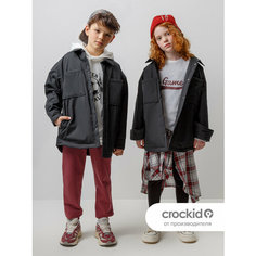 Куртка crockid ВК 30151/2 ГР, размер 122-128/64/60, черный