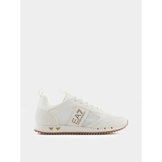 Кроссовки EA7 EMPORIO ARMANI, размер 8, white/gold