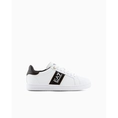 Кеды EA7 EMPORIO ARMANI, размер 7.5, белый/черный