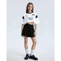 Кроп-топ Gloria Jeans, размер 10-12л/146-152, белый