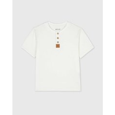 Футболка Gloria Jeans, размер 2-4г/104, молочный