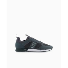 Кроссовки EA7 EMPORIO ARMANI, размер 9.5, grey/blue