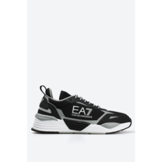 Кроссовки EA7 EMPORIO ARMANI, размер 11, черный/серебристый