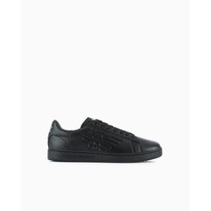 Кеды EA7 EMPORIO ARMANI, размер 8.5, черный/черный