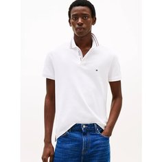 Поло TOMMY HILFIGER, размер L, белый