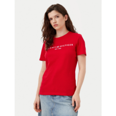 Футболка TOMMY HILFIGER, размер S, красный 3