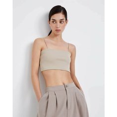 Топ Gloria Jeans, размер XS (38-40), бежевый