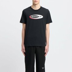 Футболка спортивная Reebok Brand Proud Tee, размер M INT, черный