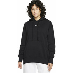 Худи спортивное NIKE NSW PHNX FLC OS PO HOODIE W, размер XS, , черный