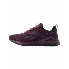 Кроссовки Reebok Nanoflex Training 2 W, полнота F, размер 5,5 US, фиолетовый, белый, черный