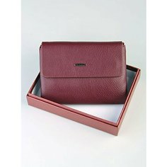 Кошелек Skin, фактура зернистая, burgundy