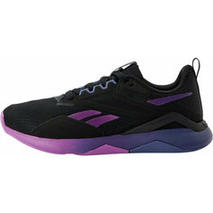 Кроссовки Reebok Nanoflex Tr 2 W, полнота F, размер 8 US, черный/фиолетовый