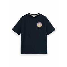 Футболка SCOTCH & SODA, размер XS, cиний