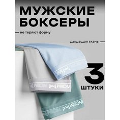 Трусы , комплект из 3 шт., размер L, серый Не определен