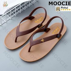 Босоножки MOOCIE, размер Длина стельки 245 мм, коричневый