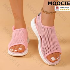Босоножки MOOCIE, размер Длина стельки 255 мм, розовый