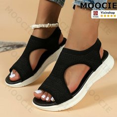 Босоножки MOOCIE, размер Длина стельки 245 мм, черный
