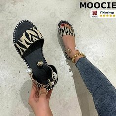 Босоножки MOOCIE, размер Длина стельки 235 мм, бежевый