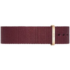Ремешок Daniel Wellington, фактура плетеная, размер 20, бордовый