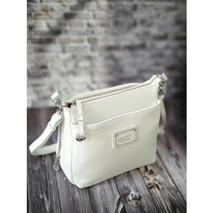 Сумка кросс-боди BAG irafrail, фактура матовая, гладкая, белый