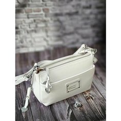 Сумка кросс-боди BAG irafrail, фактура зернистая, матовая, белый