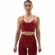 Топ спортивный RANK Seamless Bra Low, размер M, бордовый