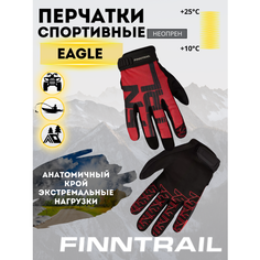 Перчатки Finntrail Eagle для мужчин, размер M, red