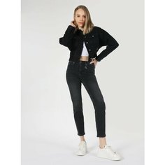 Джинсы COLINS 703 CARLA Slim Fit, размер 25/30, черный