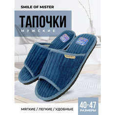 Тапочки Smile of Mister, размер 40-41, синий
