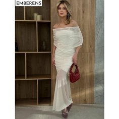 Платье EMBERENS Весна-лето 2025, размер L, молочный