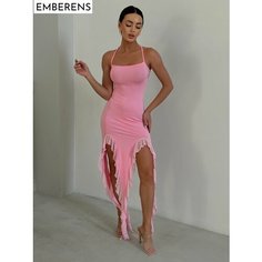 Платье EMBERENS Весна-лето 2025, размер S, розовый