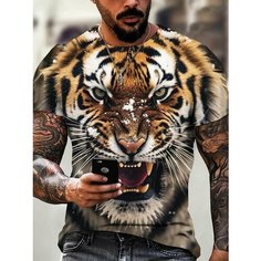 Футболка Animal, размер XL, золотой Нет бренда