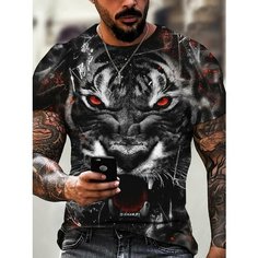 Футболка Animal, размер M, черный Нет бренда