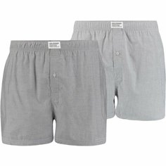 Трусы Levis Woven Boxer 2P, размер M, серый Levis®