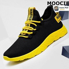 Кроссовки MOOCIE Весна-лето 2025, размер 44=Длина стельки 270 мм, желтый