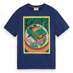Футболка SCOTCH & SODA, размер L, синий