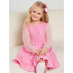 Школьное платье Sofisha kids Зима - весна 2025, размер 34, розовый