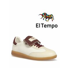 Кеды El Tempo, полнота 6 (RU)/ на среднюю стопу, размер 40, молочный