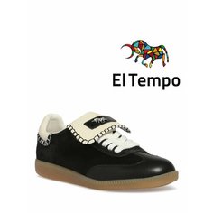 Кеды El Tempo, полнота 6 (RU)/ на среднюю стопу, размер 36, черный