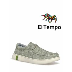 Мокасины El Tempo, размер 40, зелeный